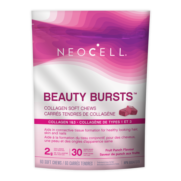 Neocell - Beauty Bursts Collagen Fruit Pch, 60 Chews Online now