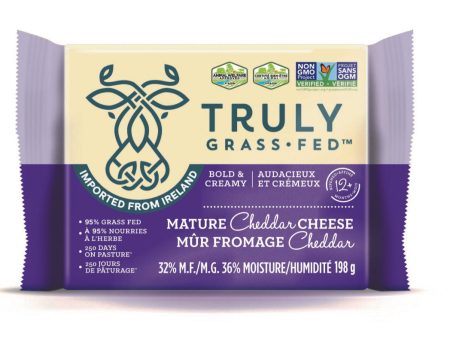 Truly Grass Fed - Grass Fed Mature Cheddar, 198 g Discount