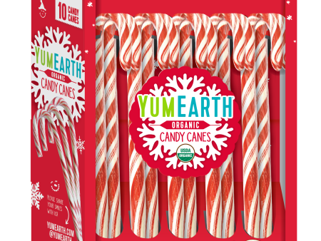 Yum Earth - Organic Candy Canes, 10ct 140g Supply