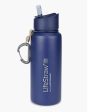 LifeStraw - Go Water Stainless Steel Filter Bottle - Harbour Blue, 710ml Discount