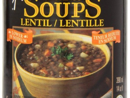 Amy s Kitchen - Organic Lentil Soup Less Sodium, 398 mL Online Hot Sale