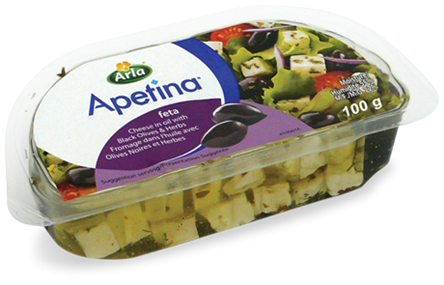 Arla - Apetina Feta in Oil with Black Olives & Herbs, 100 g For Cheap