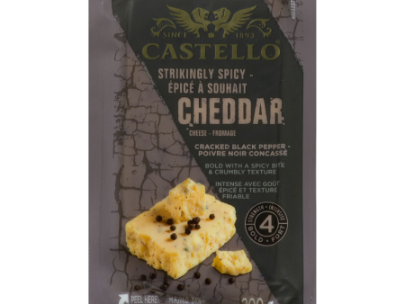 Castello - Cheddar with Cracked Black Pepper, 200 g Fashion