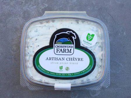 Crosswind Farm - Chevre Chive & Onion Goat Cheese Spread, 250 g For Discount