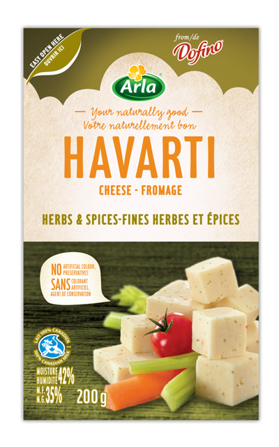 Arla - Castello Havarti Cheese Herbs & Spices, 200 g For Discount