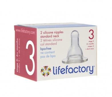 lifefactory - Stage 3 Nipples (6 plus months) Pack of 2 Online Sale