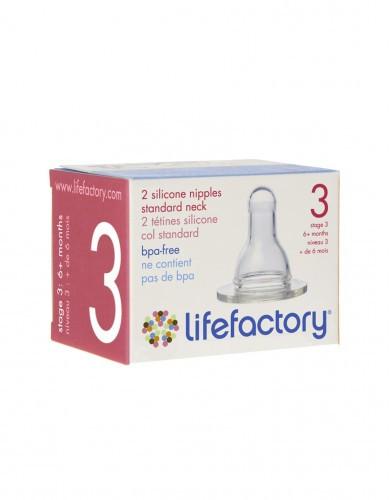 lifefactory - Stage 3 Nipples (6 plus months) Pack of 2 Online Sale