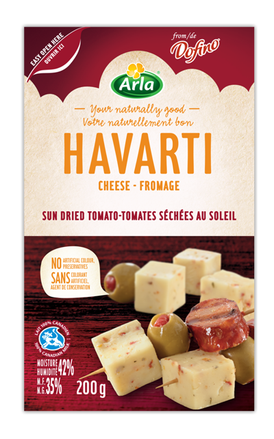 Arla - Castello Havarti Cheese with Sundried Tomatoes, 200g Online