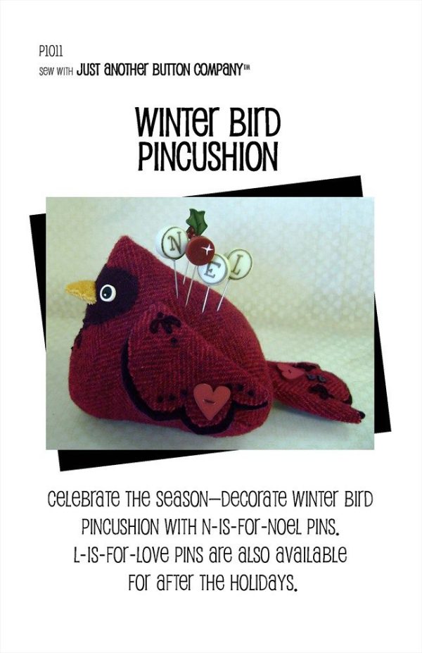 Winter Bird Pincushion Online Sale