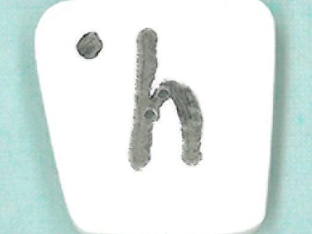 white letter h For Sale