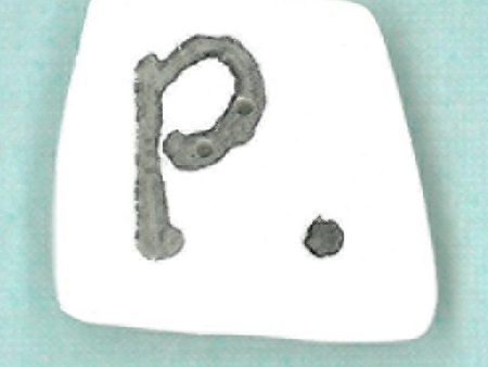 white letter p For Sale