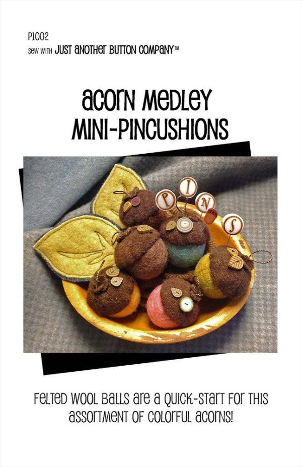 Acorn Medley Pincushion Hot on Sale