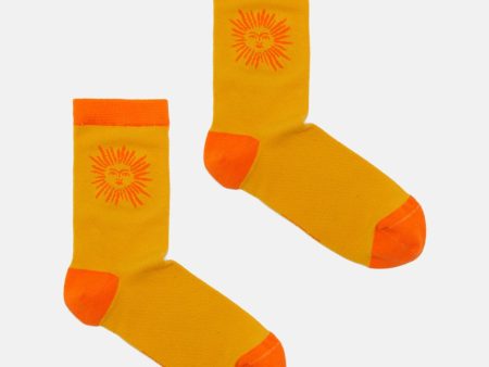 Orange Sun Mesh Sock Supply