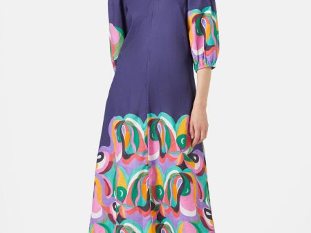 Kaleidoscopic Summer Dress For Cheap