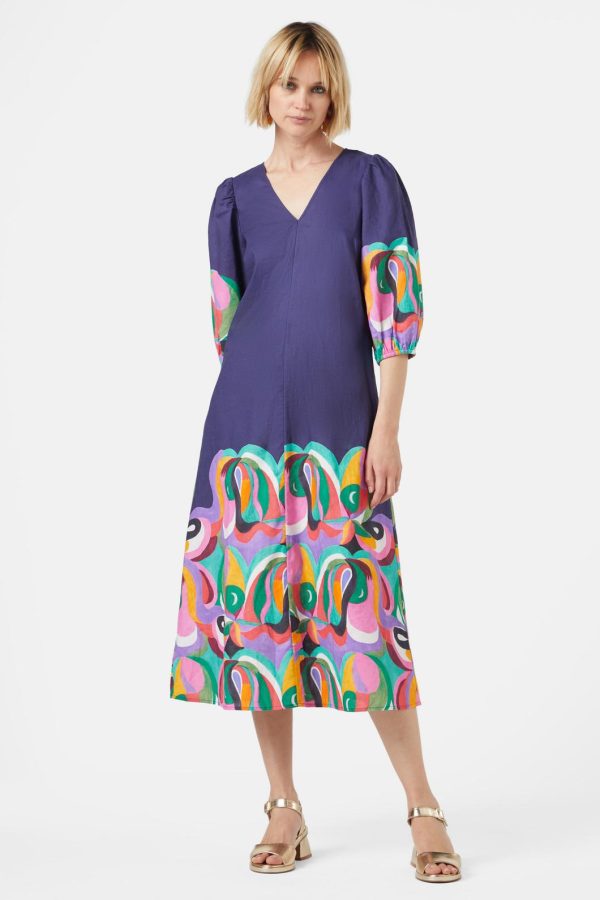 Kaleidoscopic Summer Dress For Cheap