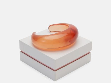 Acrylic Bracelet - Orange Online Hot Sale