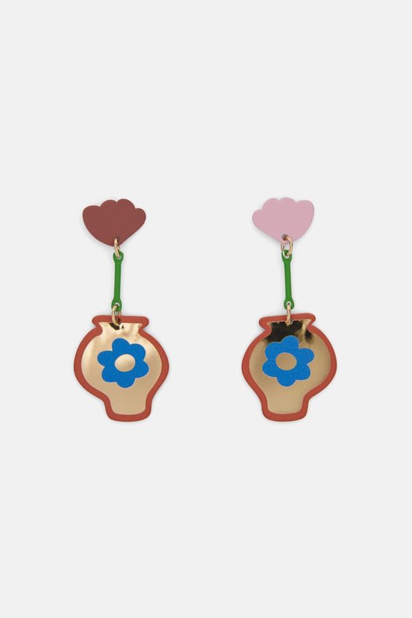 Flower Vase Earring Supply