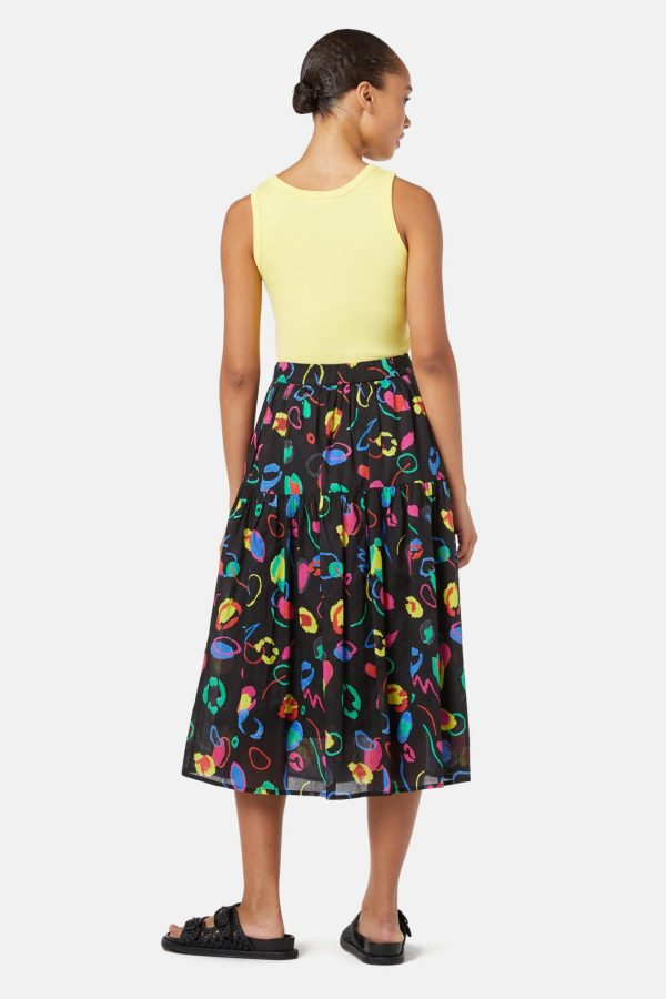 Neon Scribble Party Skirt Cheap