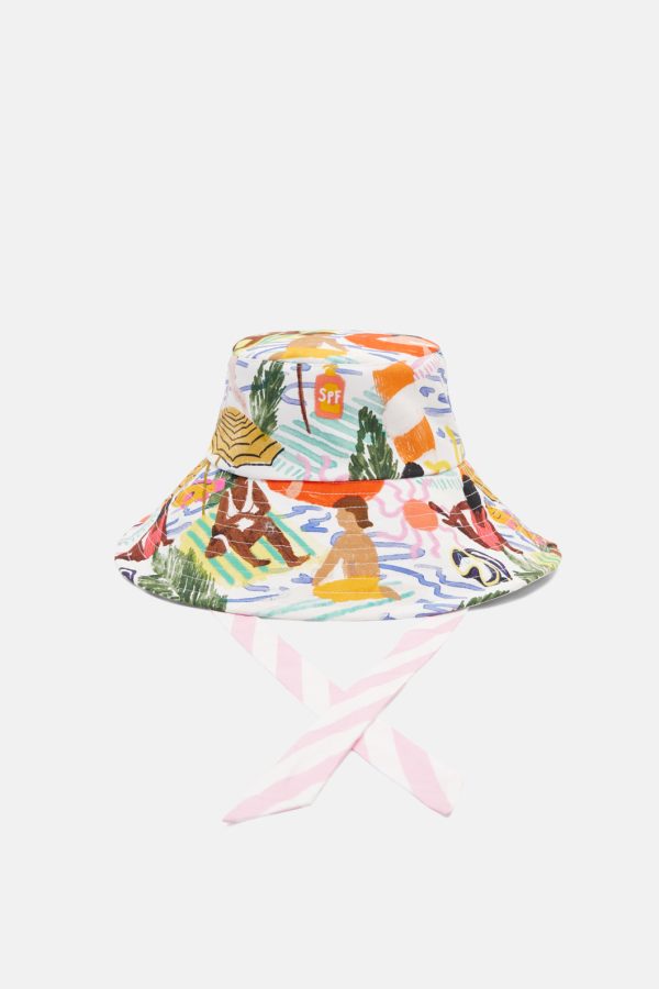 Busy Beach Sun Hat on Sale