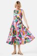 Kaleidoscopic Midi Dress For Discount