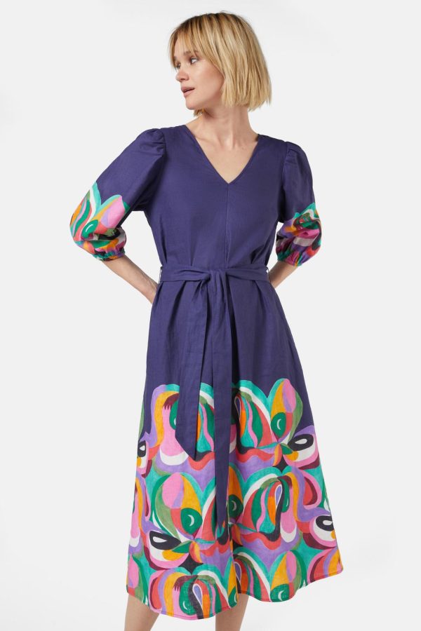 Kaleidoscopic Summer Dress For Cheap