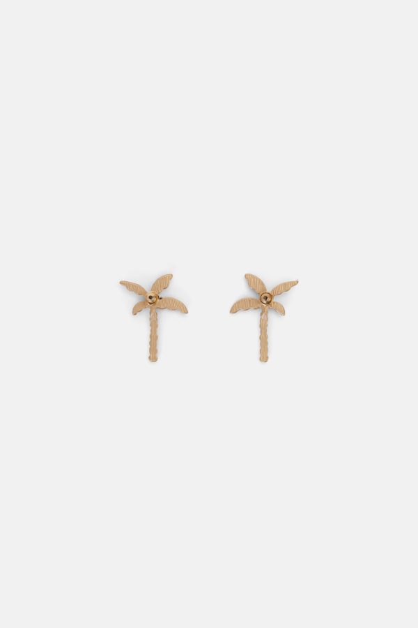 Gold Palmetto Earring Discount