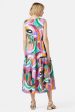 Kaleidoscopic Midi Dress For Discount