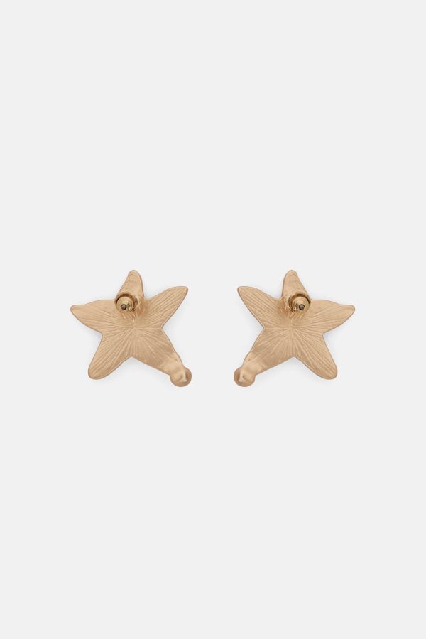 Gold Star Pearl Earring Online Sale