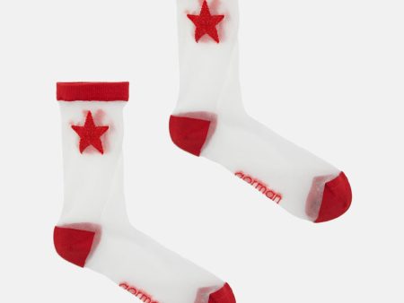 Red Star Sock Hot on Sale