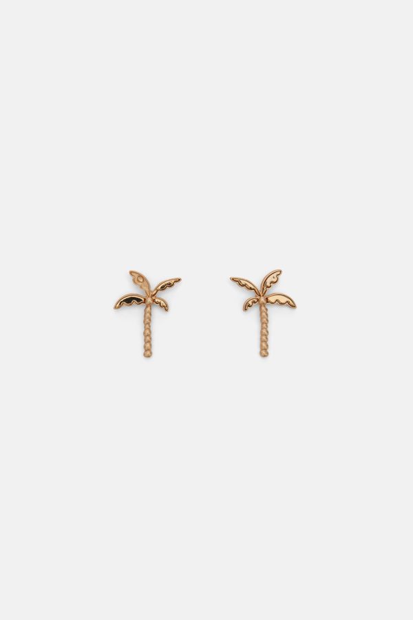 Gold Palmetto Earring Discount